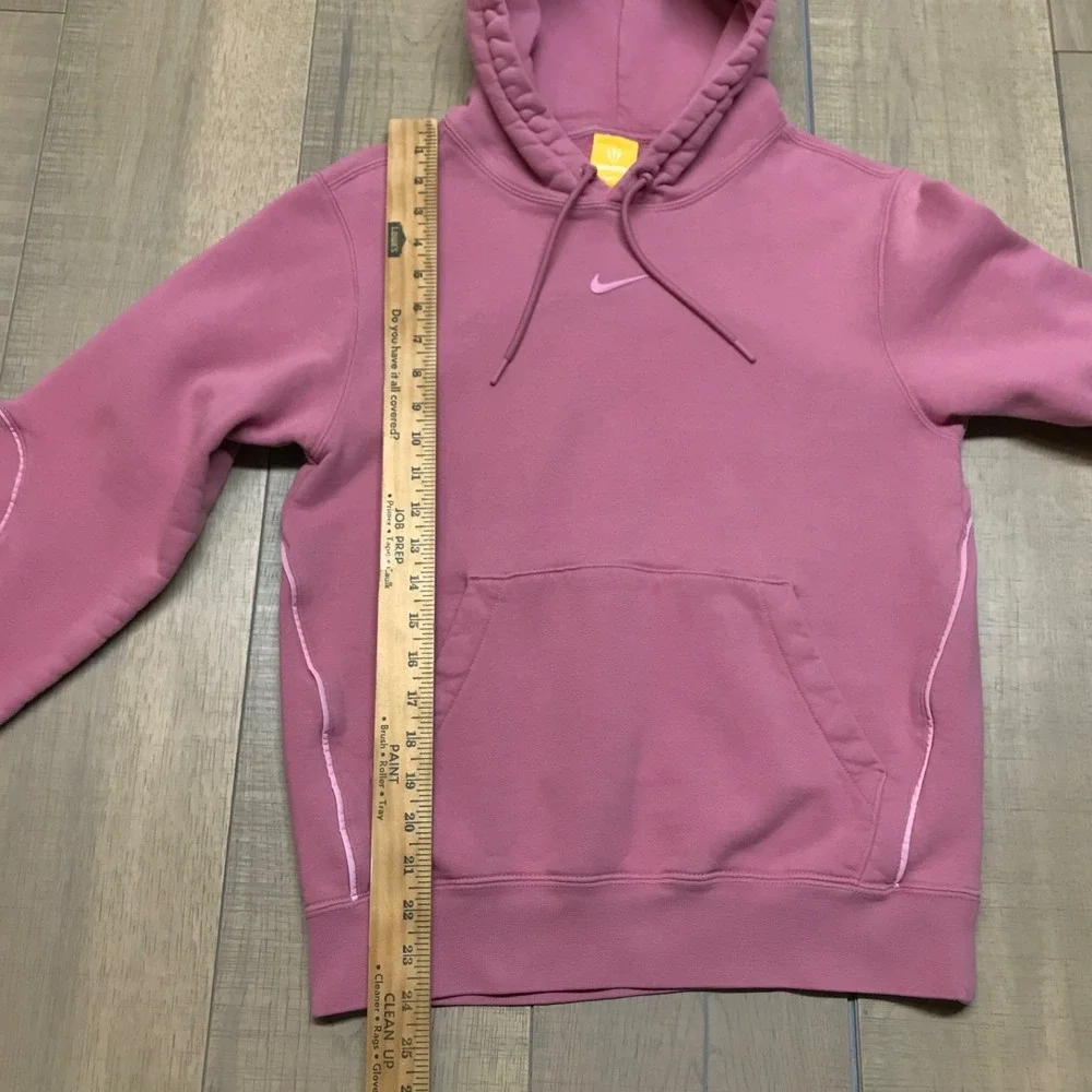 Nike X‎ Drake Nocta Hoodie Mens Size XS Berry Pink Pullover Fleece Reflective